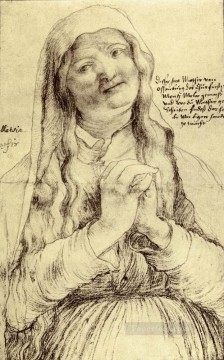 Matthias Grunewald Painting - Praying Woman Renaissance Matthias Grunewald